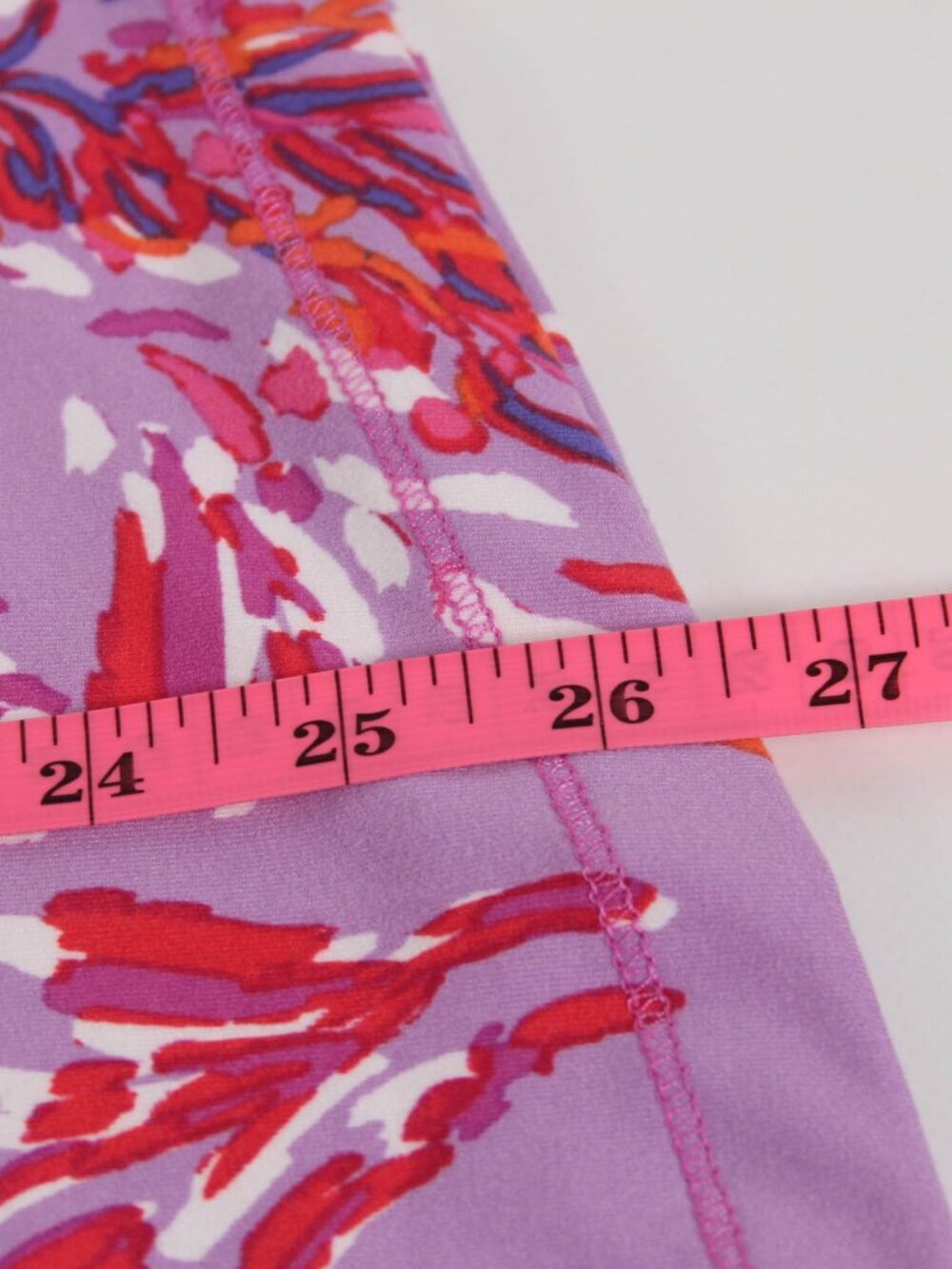 Belle by Kim Gravel 1X Purple Pink Floral Sleeveless Top Stretch Blouse - Picture 6 of 6